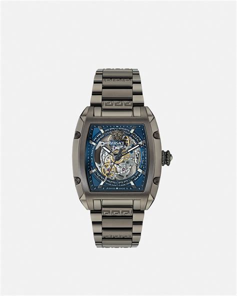 versace skeleton paul wall|Versace Dominus Skeleton Watch Black .